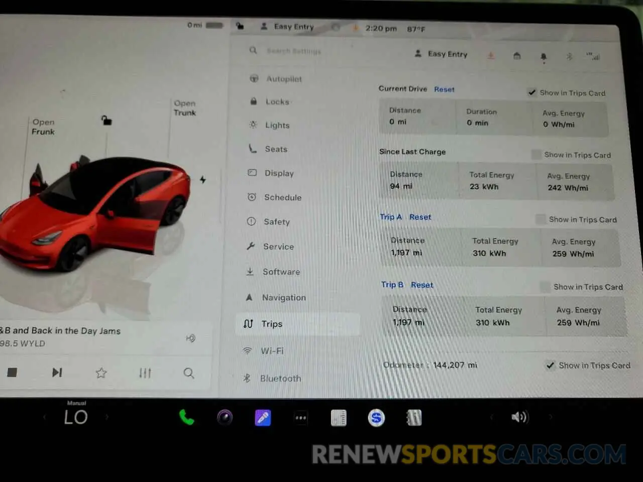 9 fotografías del automóvil dañado 5YJ3E1EA7NF185727 TESLA MODEL 3 2022