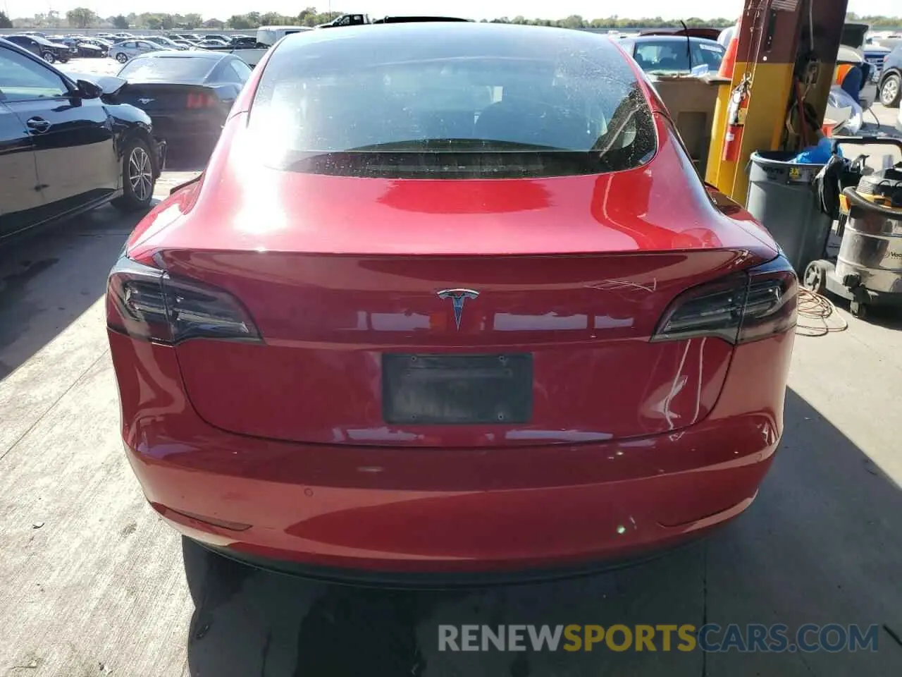 6 fotografías del automóvil dañado 5YJ3E1EA7NF186831 TESLA MODEL 3 2022