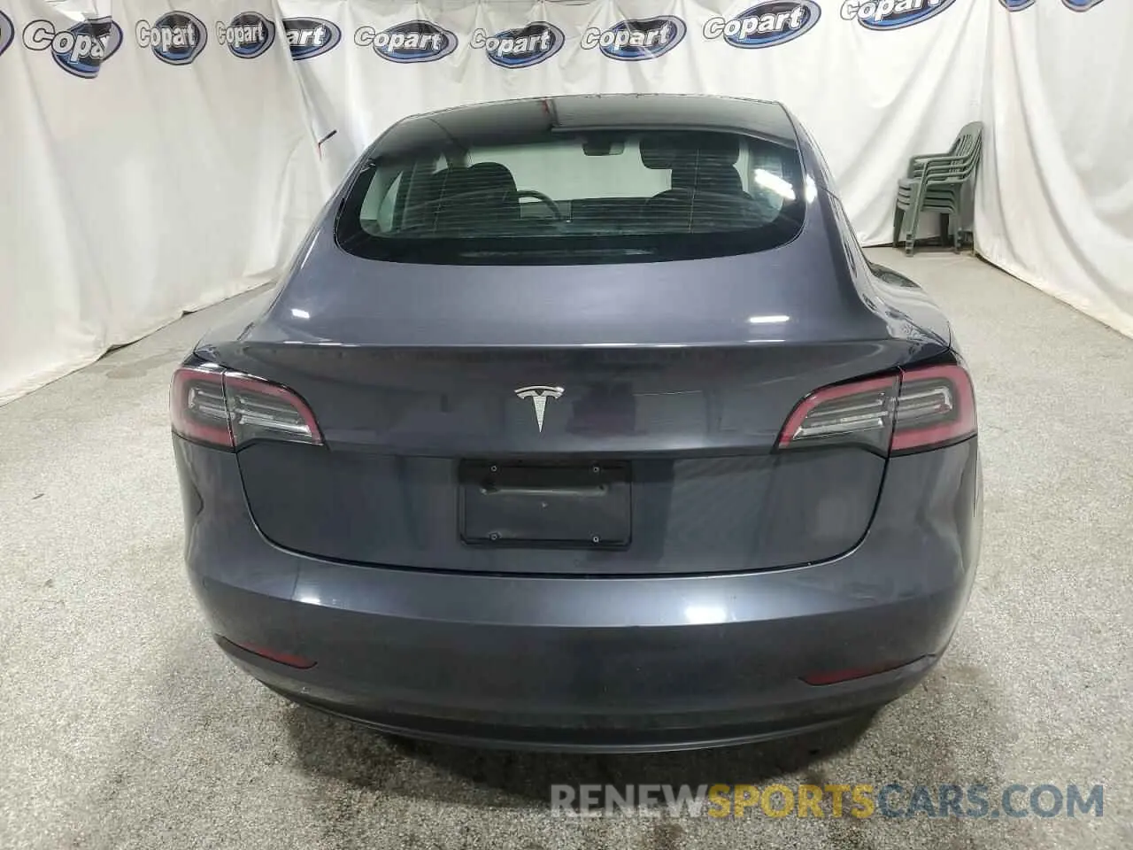 6 fotografías del automóvil dañado 5YJ3E1EA7NF191429 TESLA MODEL 3 2022