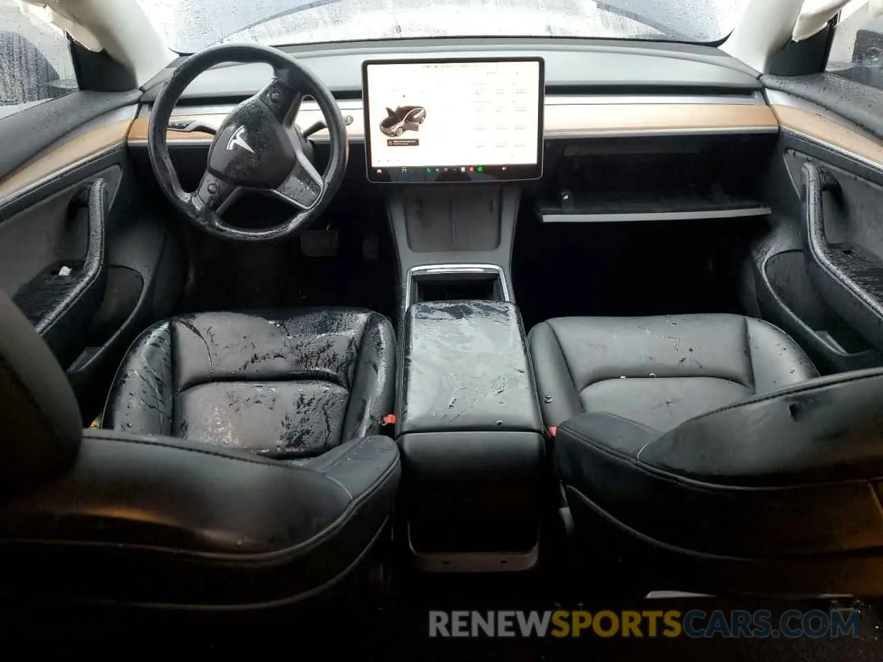 8 fotografías del automóvil dañado 5YJ3E1EA7NF209251 TESLA MODEL 3 2022