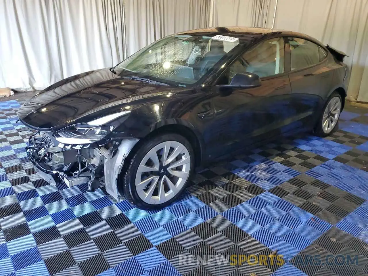1 fotografías del automóvil dañado 5YJ3E1EA7NF287044 TESLA MODEL 3 2022