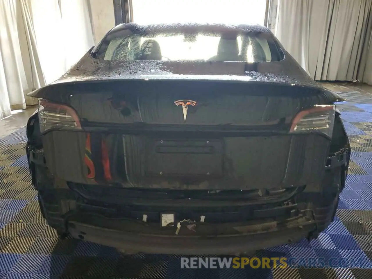 6 fotografías del automóvil dañado 5YJ3E1EA7NF287044 TESLA MODEL 3 2022