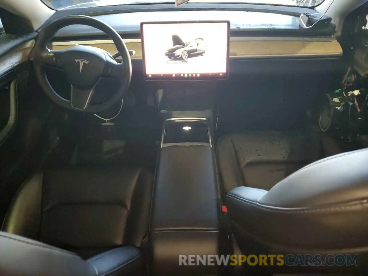 8 fotografías del automóvil dañado 5YJ3E1EA7NF287044 TESLA MODEL 3 2022