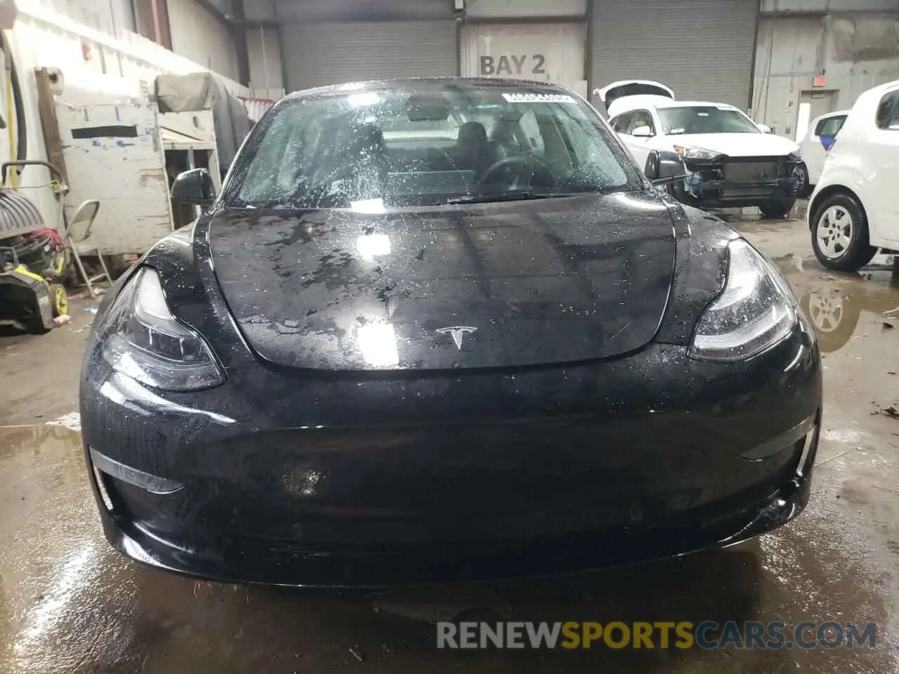 5 fotografías del automóvil dañado 5YJ3E1EA7NF288808 TESLA MODEL 3 2022