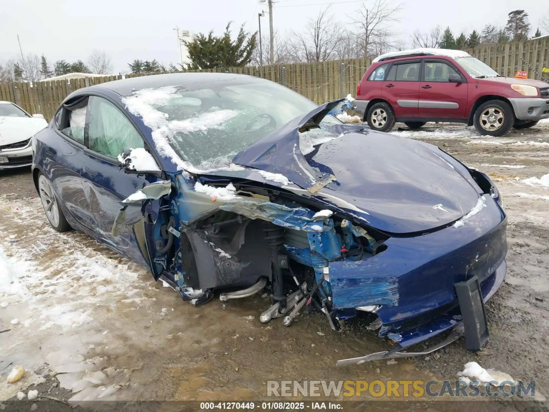 1 fotografías del automóvil dañado 5YJ3E1EA7NF289117 TESLA MODEL 3 2022