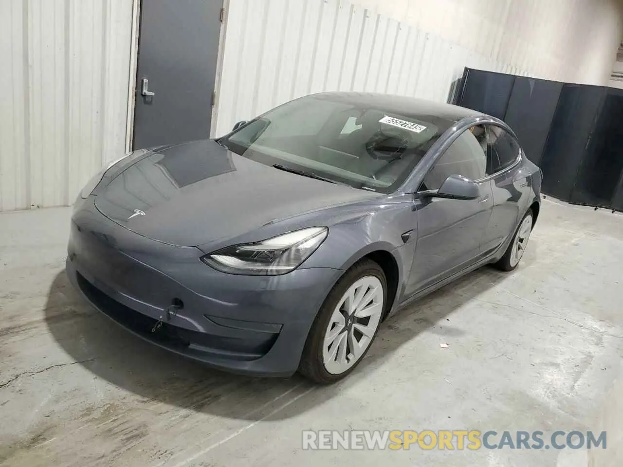 1 fotografías del automóvil dañado 5YJ3E1EA7NF289487 TESLA MODEL 3 2022