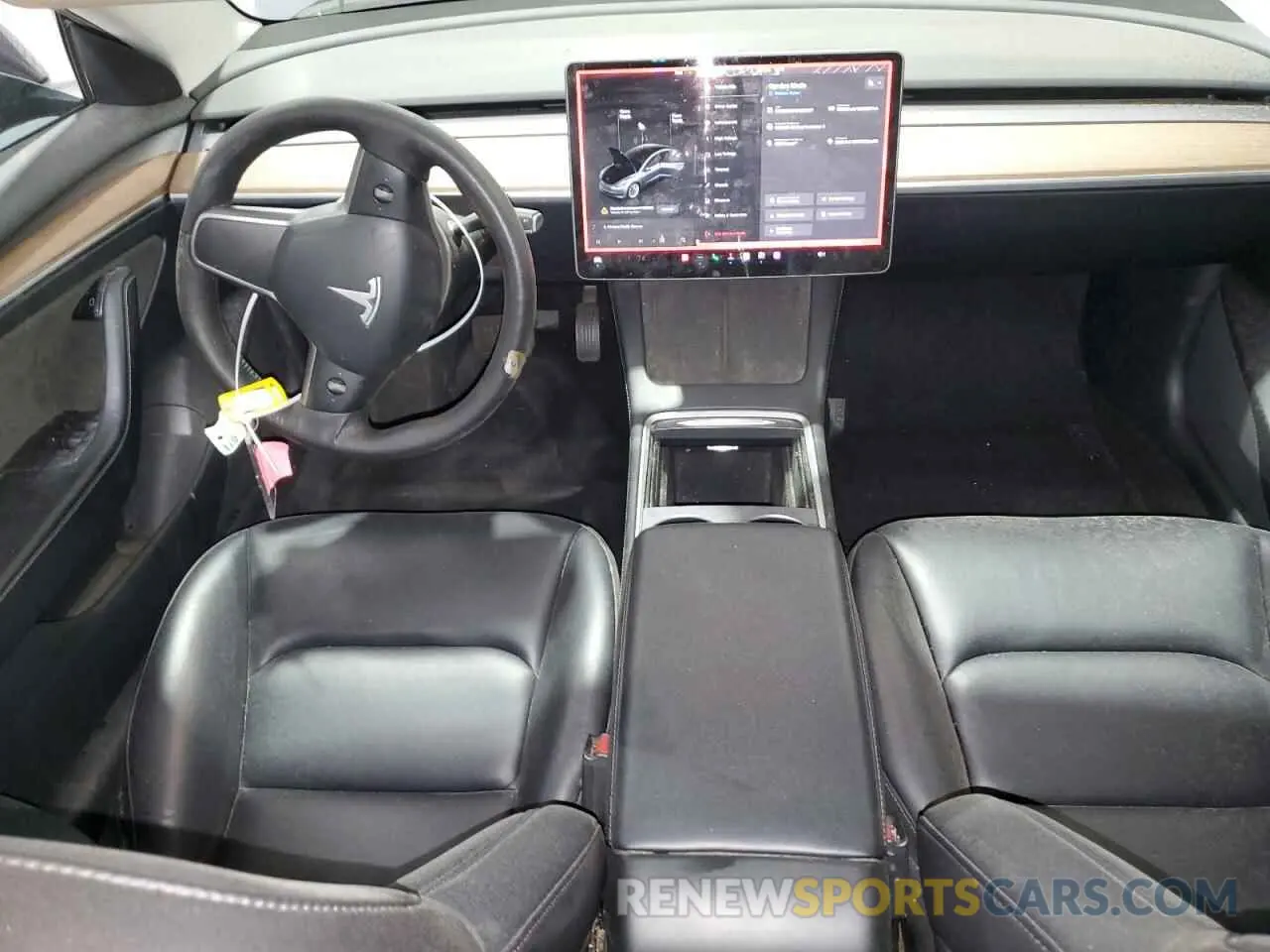 8 fotografías del automóvil dañado 5YJ3E1EA7NF289487 TESLA MODEL 3 2022