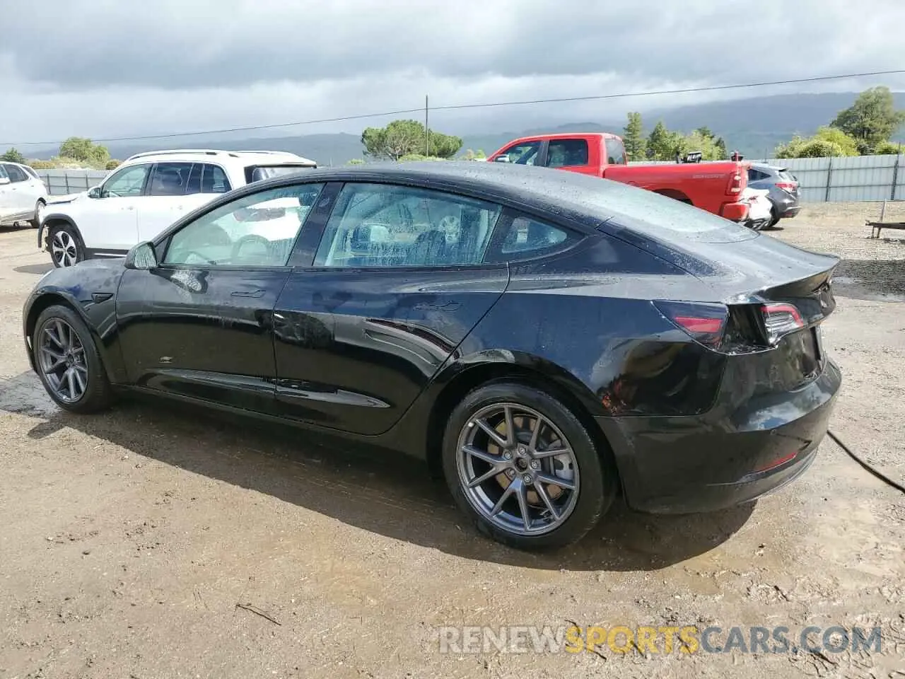 2 fotografías del automóvil dañado 5YJ3E1EA7NF289649 TESLA MODEL 3 2022