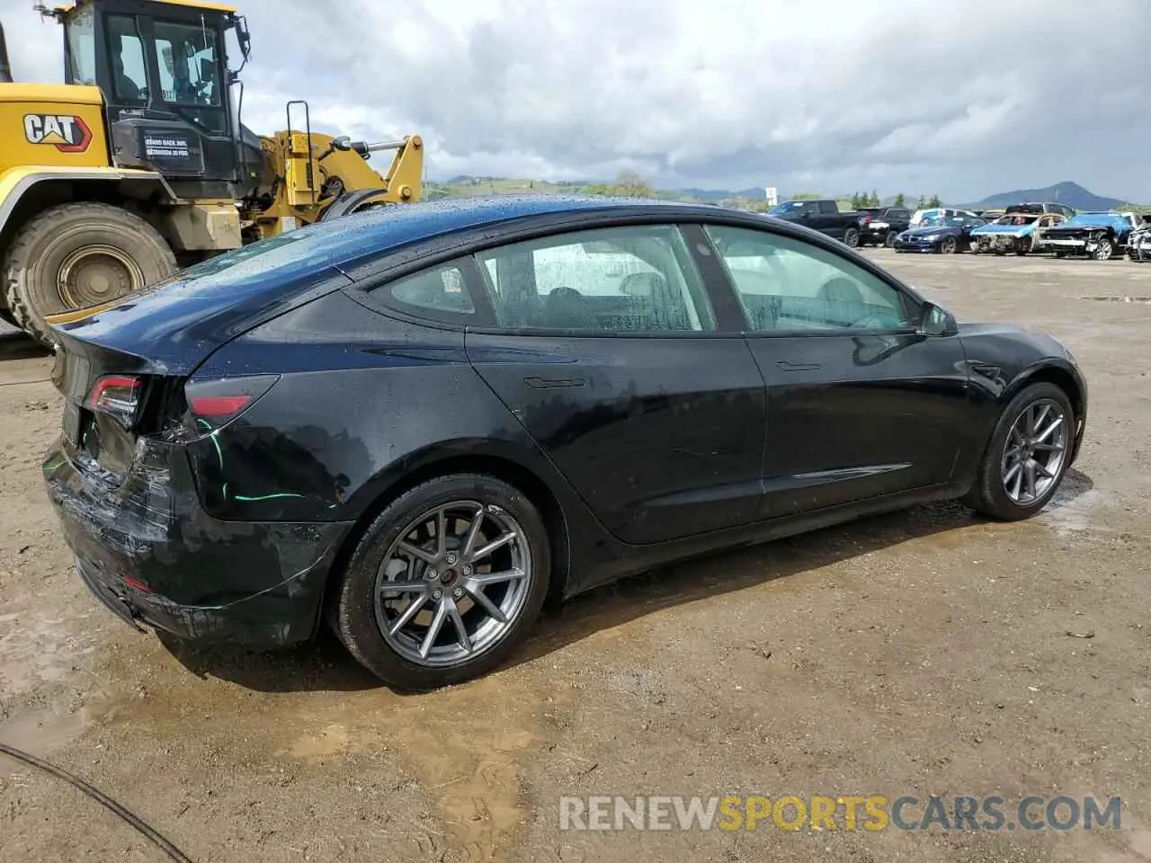 3 fotografías del automóvil dañado 5YJ3E1EA7NF289649 TESLA MODEL 3 2022