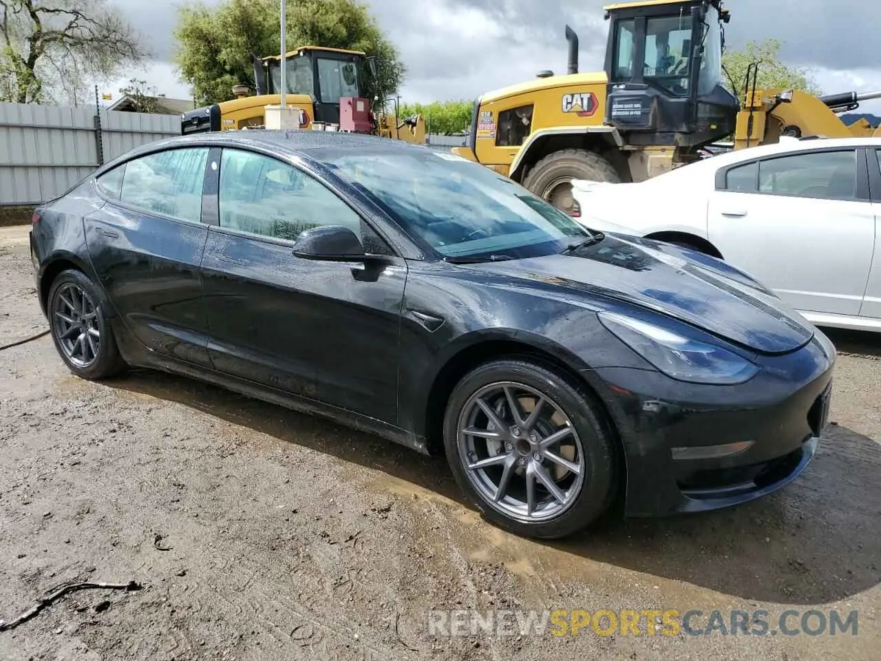 4 fotografías del automóvil dañado 5YJ3E1EA7NF289649 TESLA MODEL 3 2022