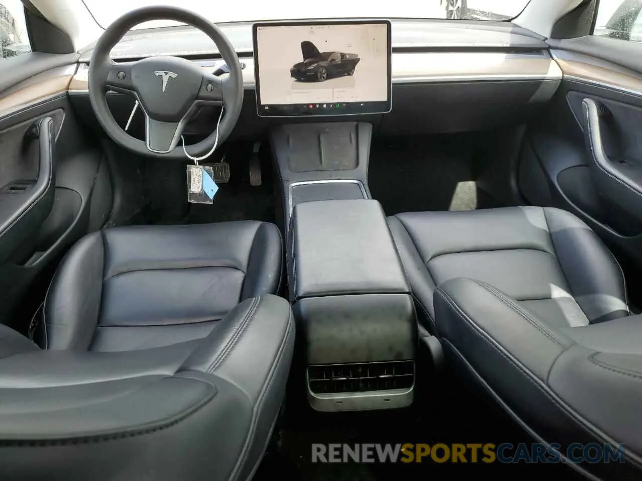 8 fotografías del automóvil dañado 5YJ3E1EA7NF289649 TESLA MODEL 3 2022