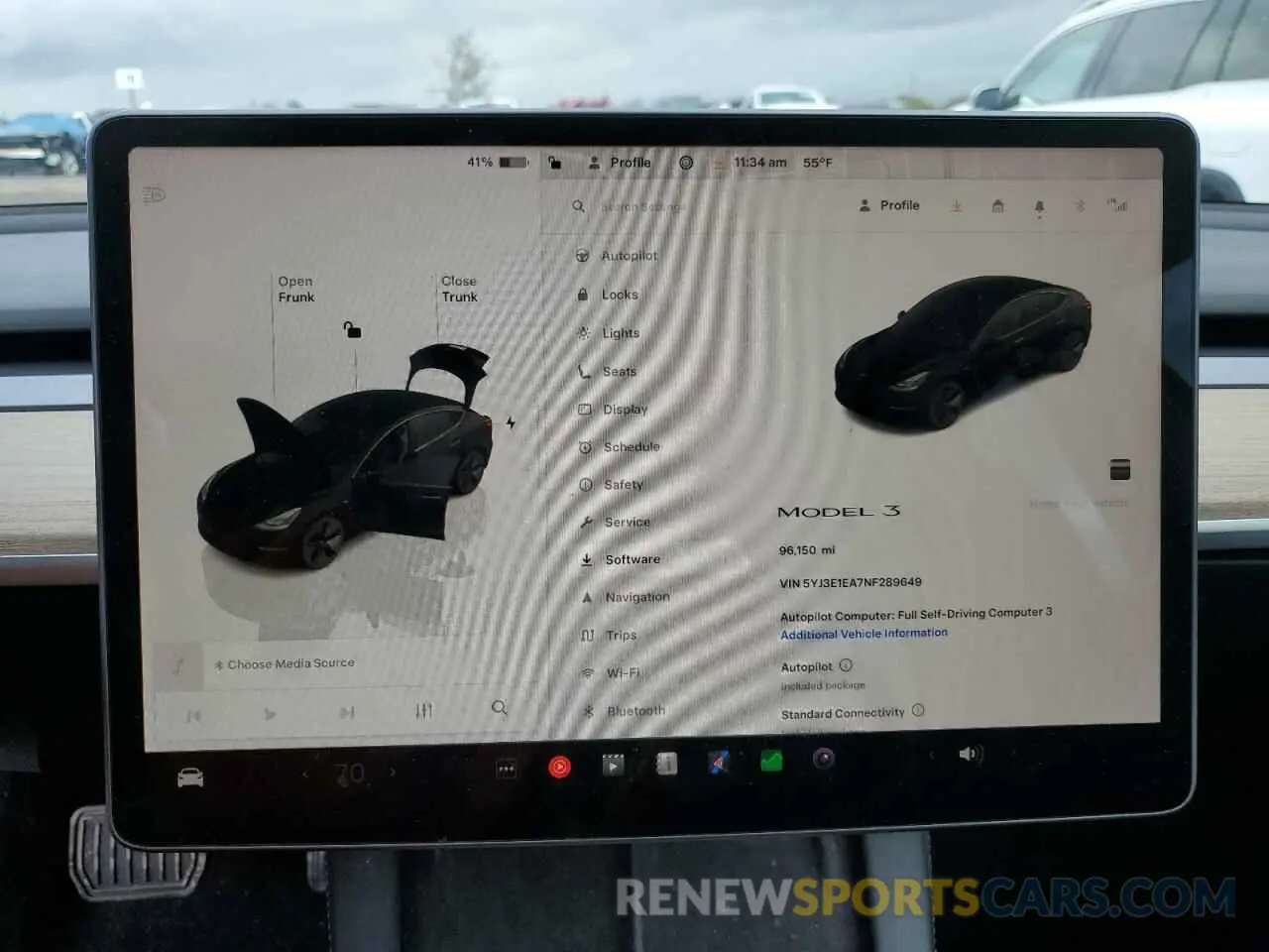 9 fotografías del automóvil dañado 5YJ3E1EA7NF289649 TESLA MODEL 3 2022