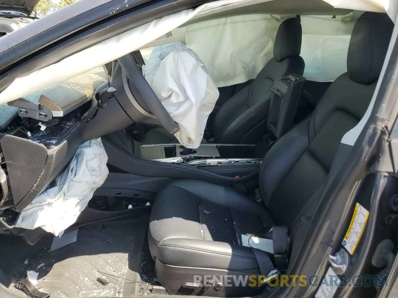 7 fotografías del automóvil dañado 5YJ3E1EA7NF294284 TESLA MODEL 3 2022