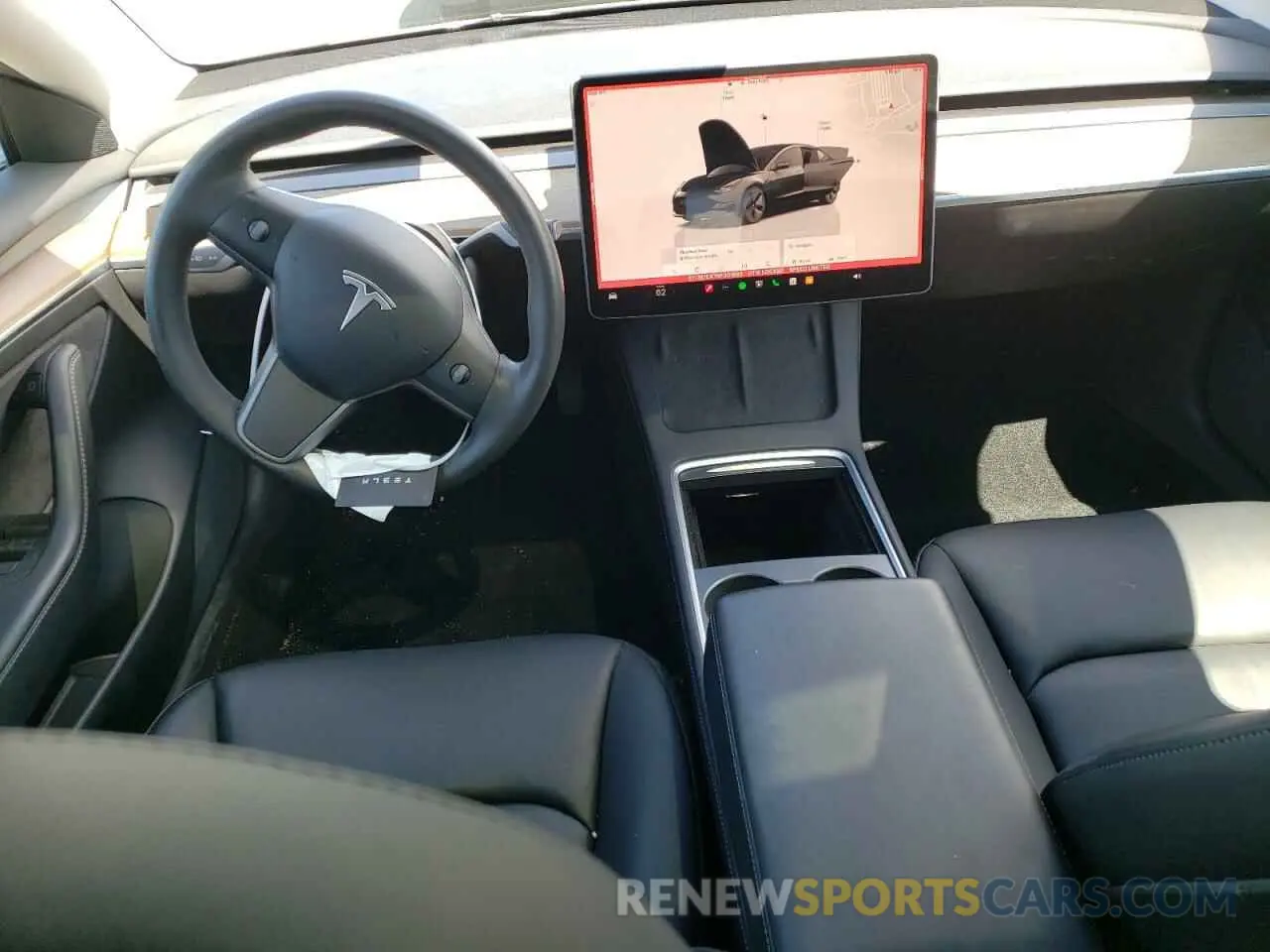 8 fotografías del automóvil dañado 5YJ3E1EA7NF301895 TESLA MODEL 3 2022
