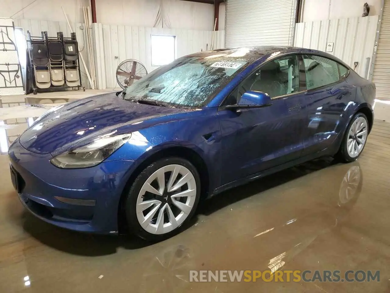 1 fotografías del automóvil dañado 5YJ3E1EA7NF303968 TESLA MODEL 3 2022
