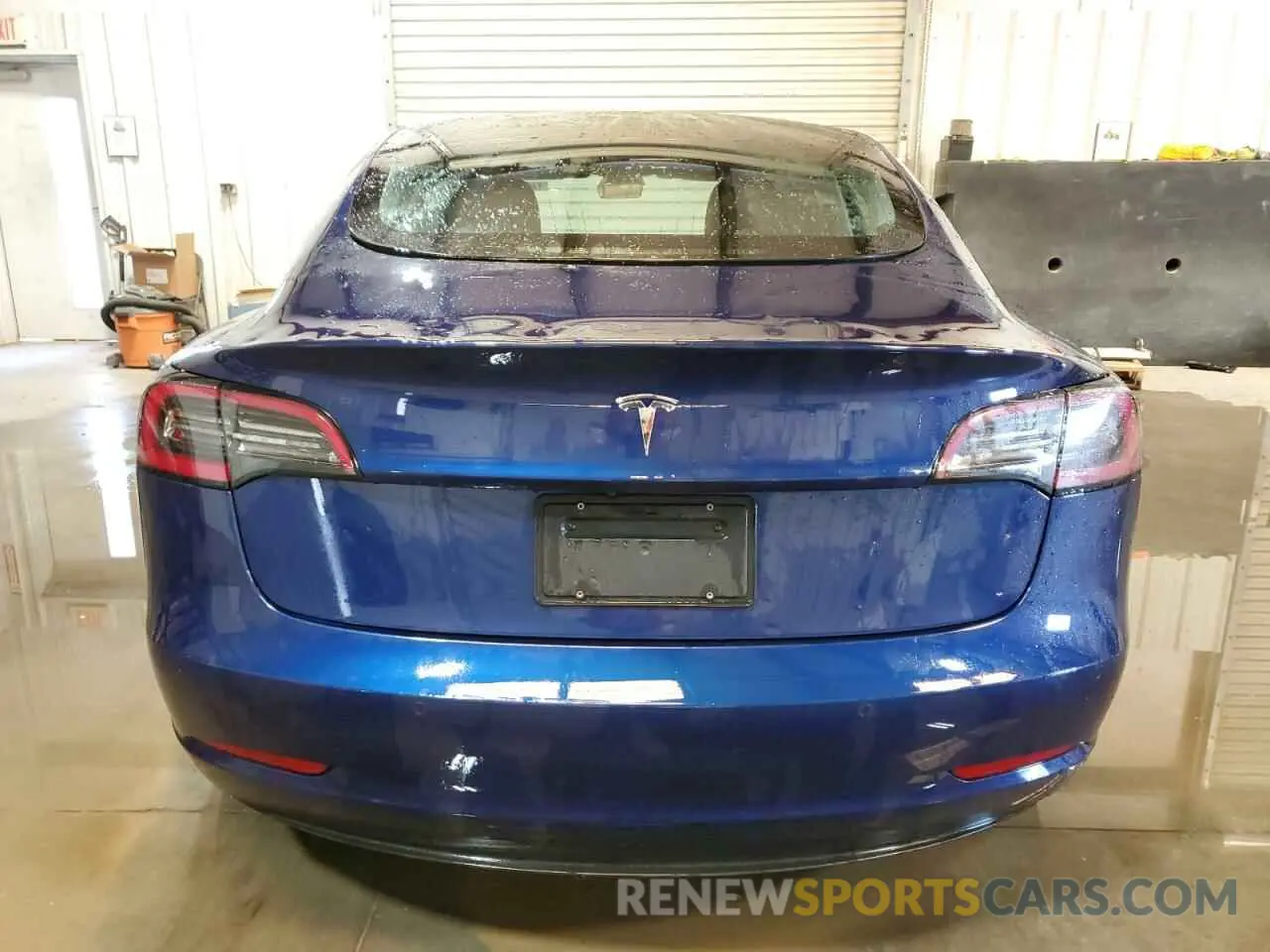 6 fotografías del automóvil dañado 5YJ3E1EA7NF303968 TESLA MODEL 3 2022
