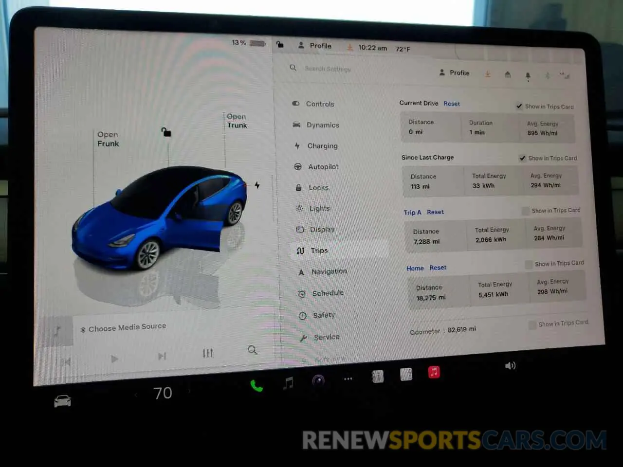 9 fotografías del automóvil dañado 5YJ3E1EA7NF303968 TESLA MODEL 3 2022