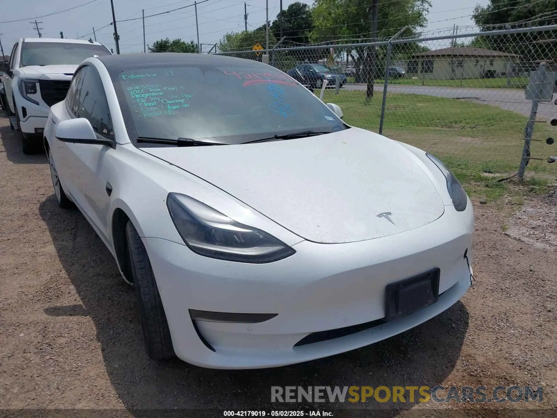 1 fotografías del automóvil dañado 5YJ3E1EA7NF338526 TESLA MODEL 3 2022