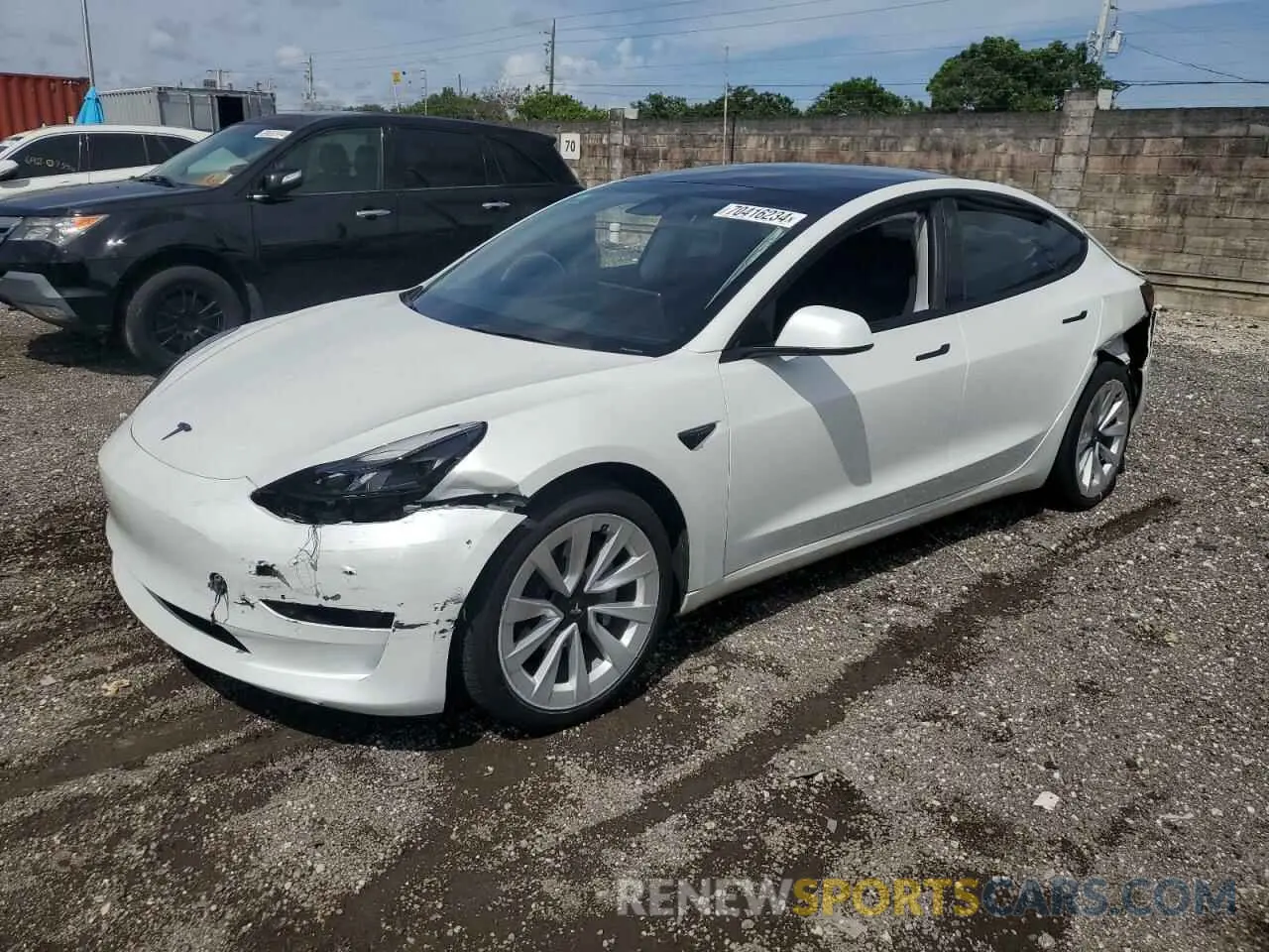 1 fotografías del automóvil dañado 5YJ3E1EA7NF340759 TESLA MODEL 3 2022