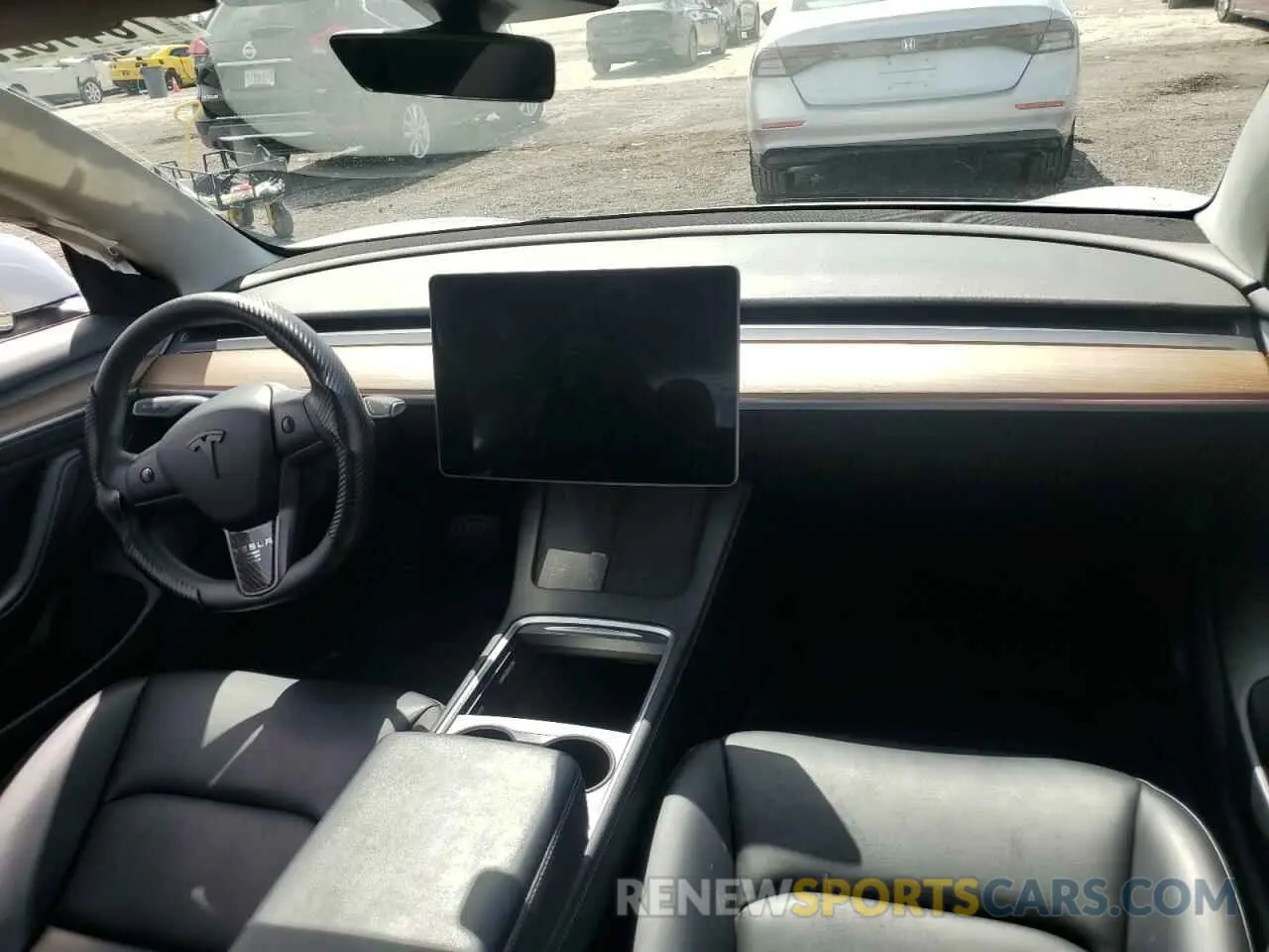 8 fotografías del automóvil dañado 5YJ3E1EA7NF340759 TESLA MODEL 3 2022