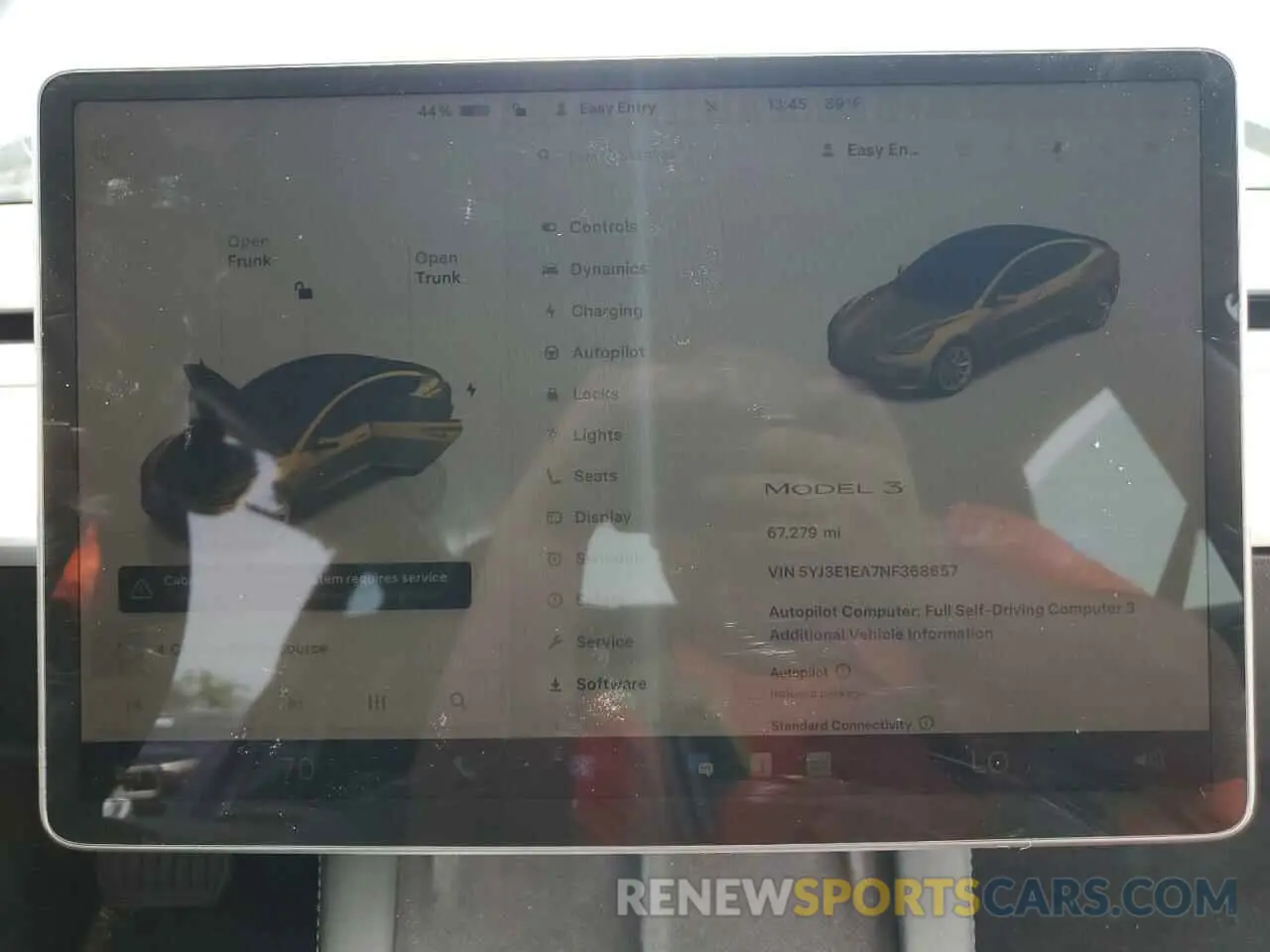 9 fotografías del automóvil dañado 5YJ3E1EA7NF368657 TESLA MODEL 3 2022