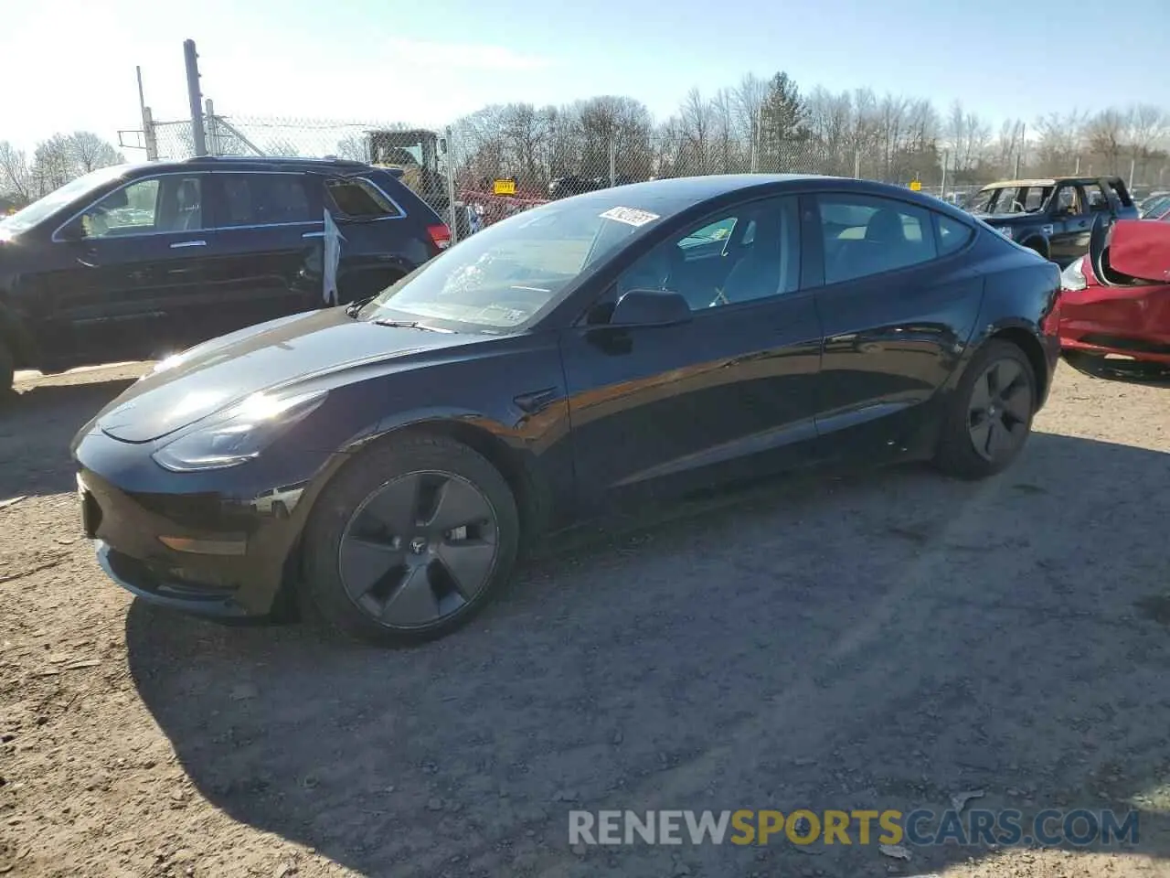 1 fotografías del automóvil dañado 5YJ3E1EA7NF368741 TESLA MODEL 3 2022