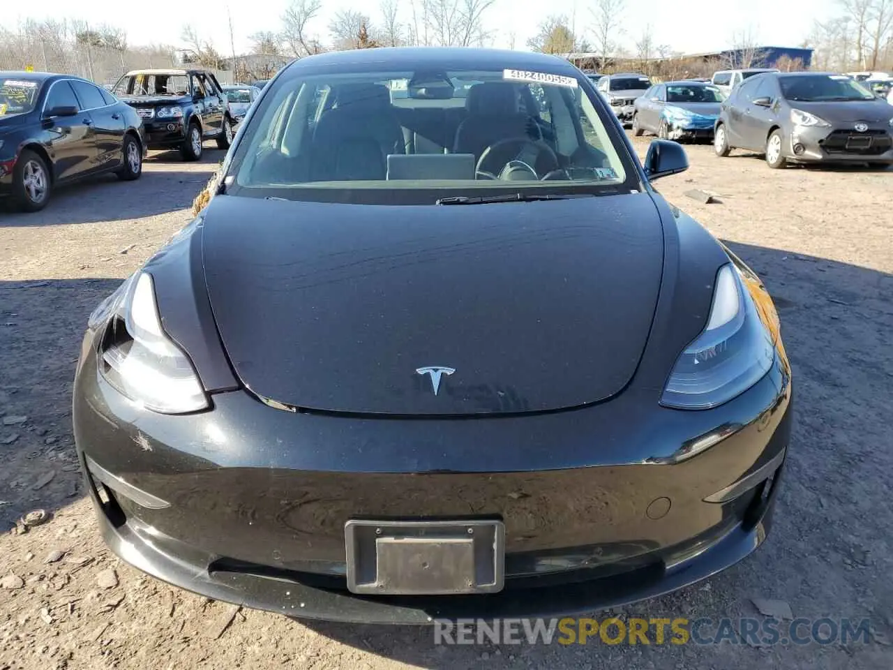 5 fotografías del automóvil dañado 5YJ3E1EA7NF368741 TESLA MODEL 3 2022