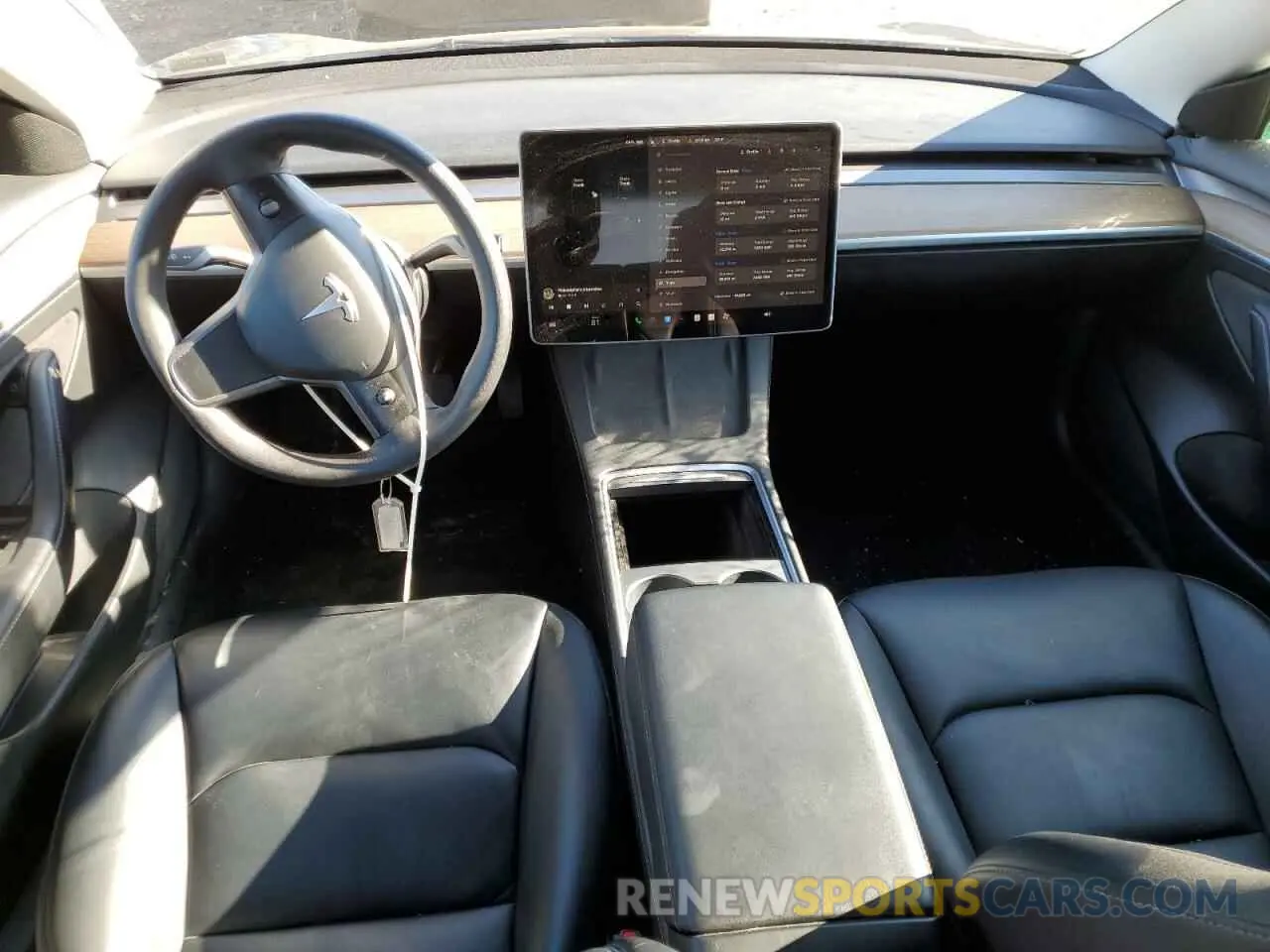 8 fotografías del automóvil dañado 5YJ3E1EA7NF368741 TESLA MODEL 3 2022
