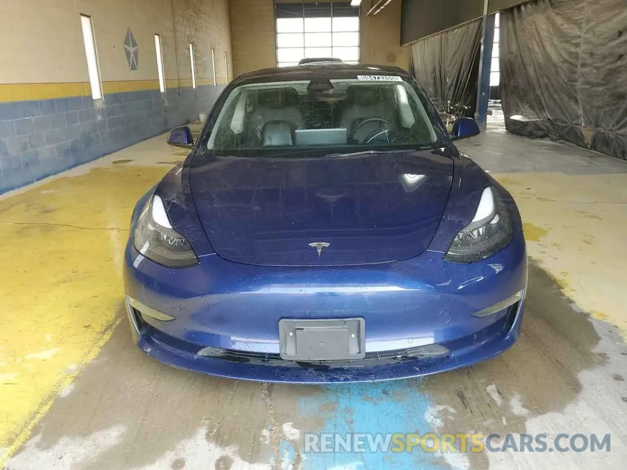 5 fotografías del automóvil dañado 5YJ3E1EA7NF370392 TESLA MODEL 3 2022