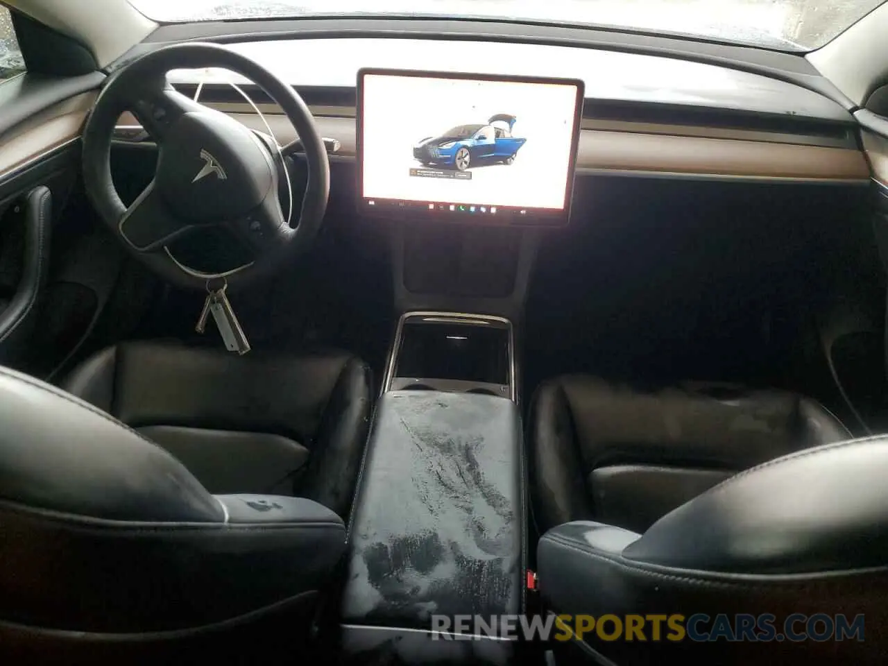 8 fotografías del automóvil dañado 5YJ3E1EA7NF370392 TESLA MODEL 3 2022