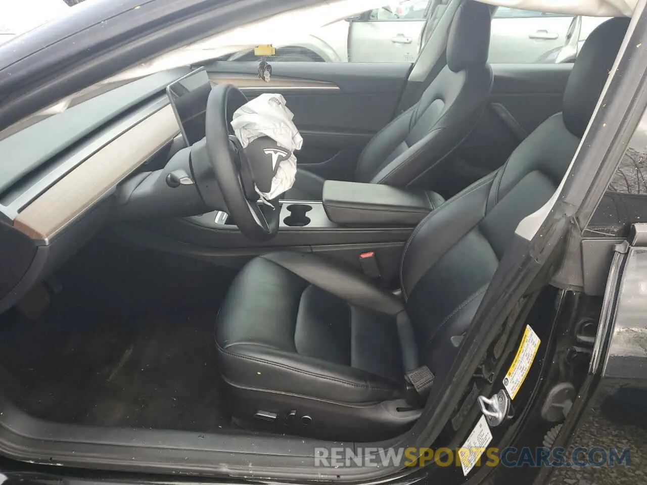 7 fotografías del automóvil dañado 5YJ3E1EA7NF371445 TESLA MODEL 3 2022