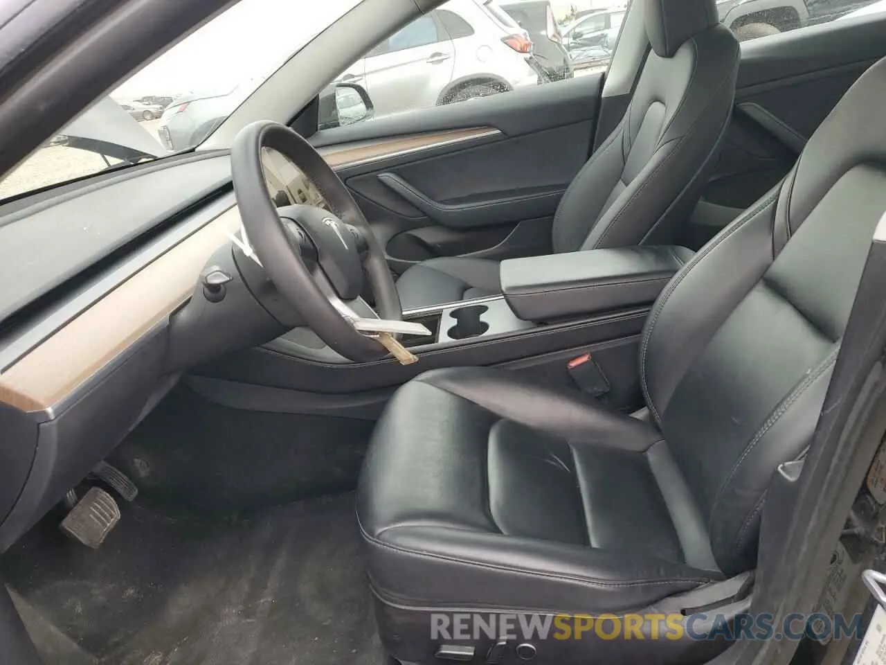 7 fotografías del automóvil dañado 5YJ3E1EA7NF371459 TESLA MODEL 3 2022