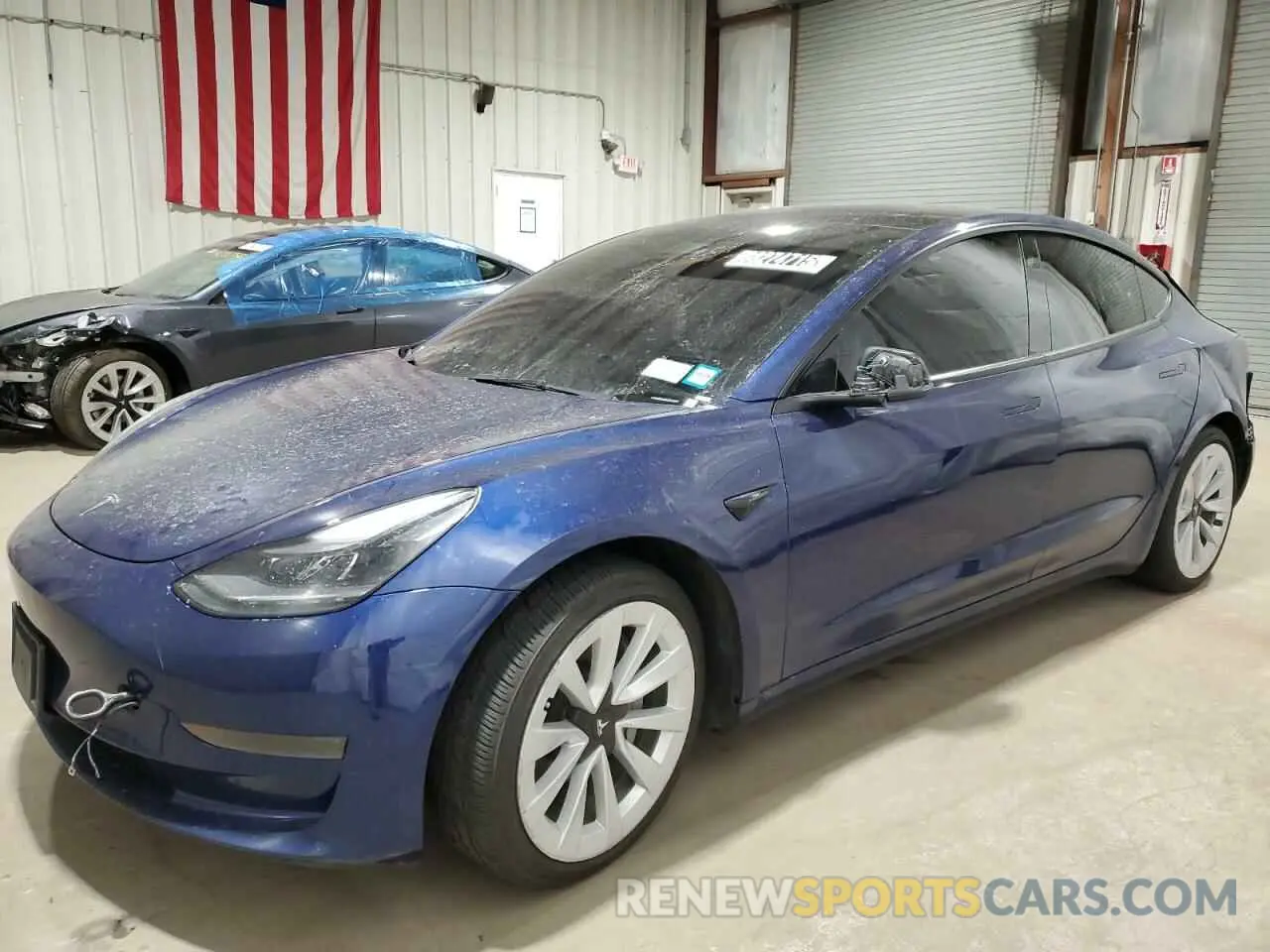 1 fotografías del automóvil dañado 5YJ3E1EA7NF371932 TESLA MODEL 3 2022