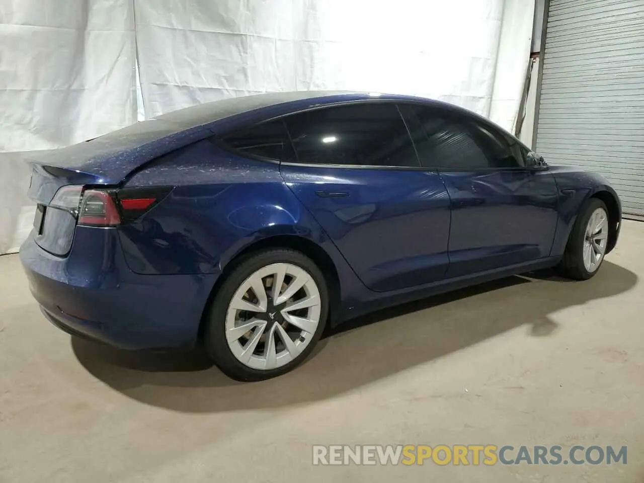 3 fotografías del automóvil dañado 5YJ3E1EA7NF371932 TESLA MODEL 3 2022