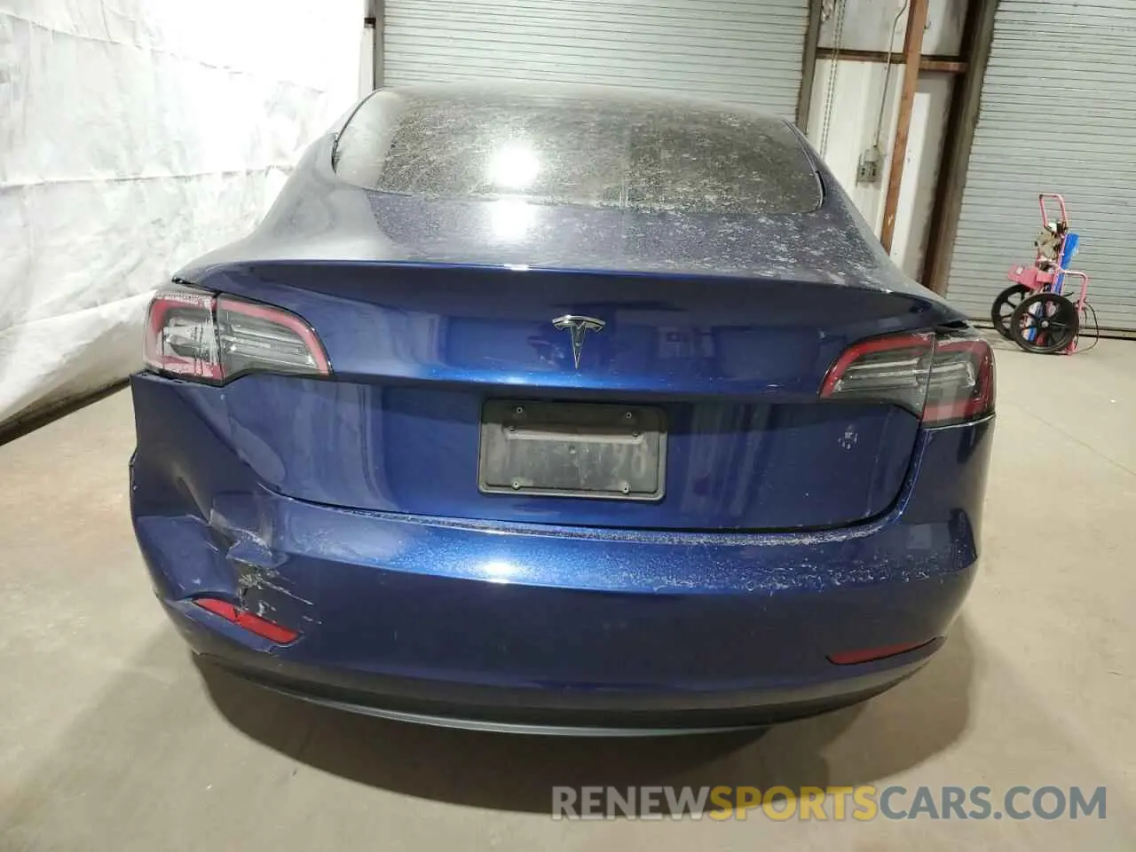 6 fotografías del automóvil dañado 5YJ3E1EA7NF371932 TESLA MODEL 3 2022