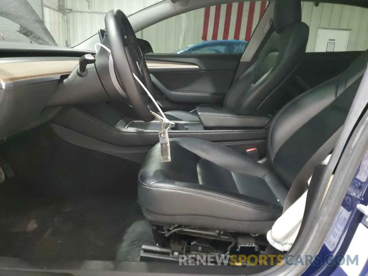 7 fotografías del automóvil dañado 5YJ3E1EA7NF371932 TESLA MODEL 3 2022