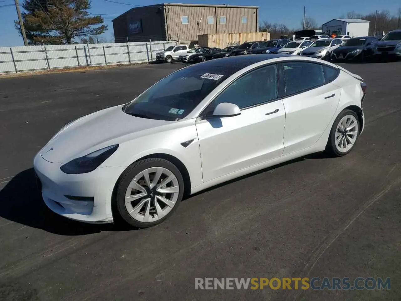 1 fotografías del automóvil dañado 5YJ3E1EA7NF372336 TESLA MODEL 3 2022