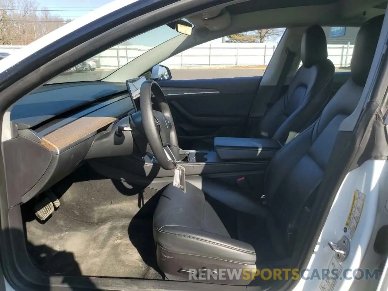 7 fotografías del automóvil dañado 5YJ3E1EA7NF372336 TESLA MODEL 3 2022