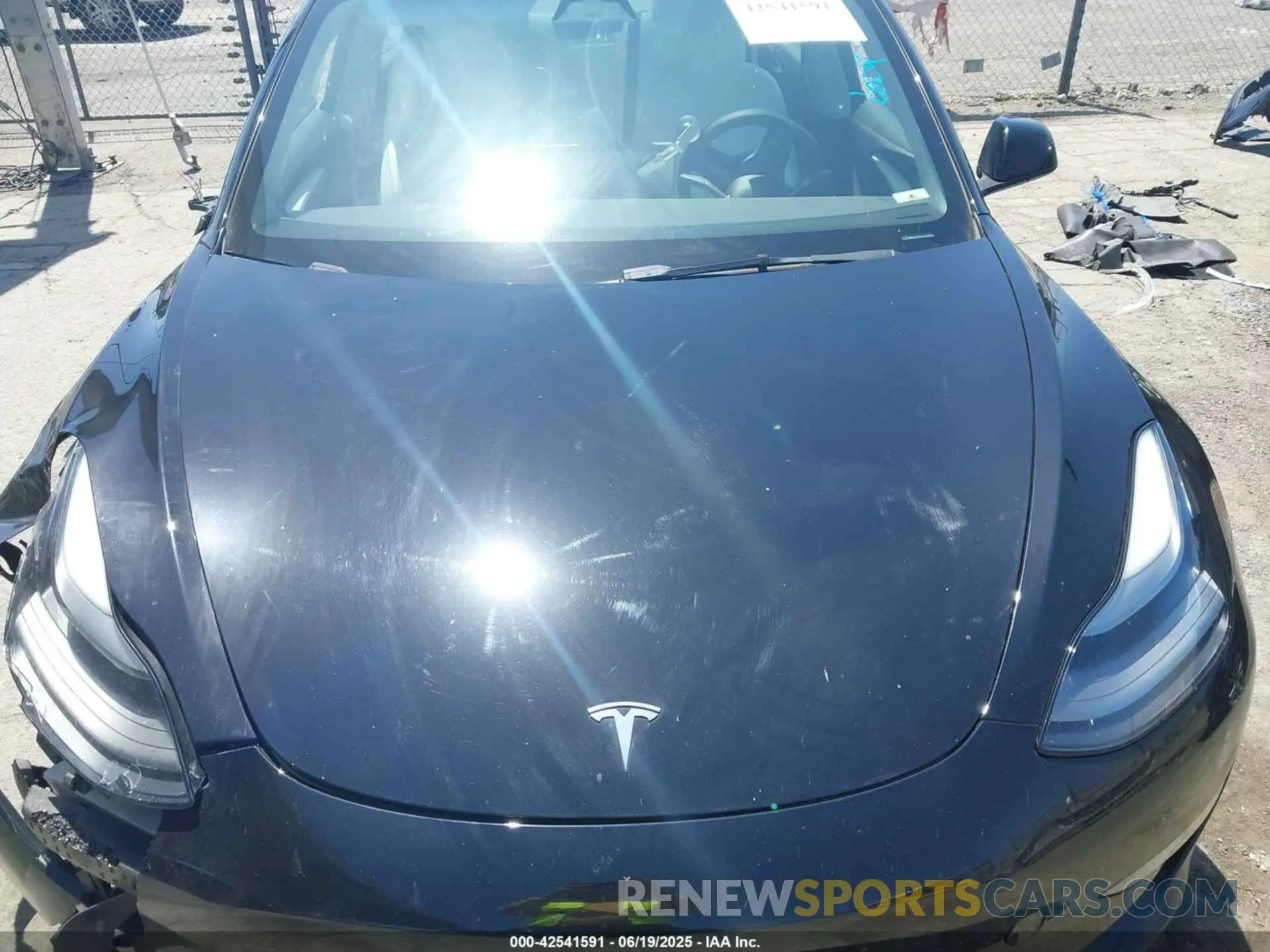 10 fotografías del automóvil dañado 5YJ3E1EA7NF373647 TESLA MODEL 3 2022