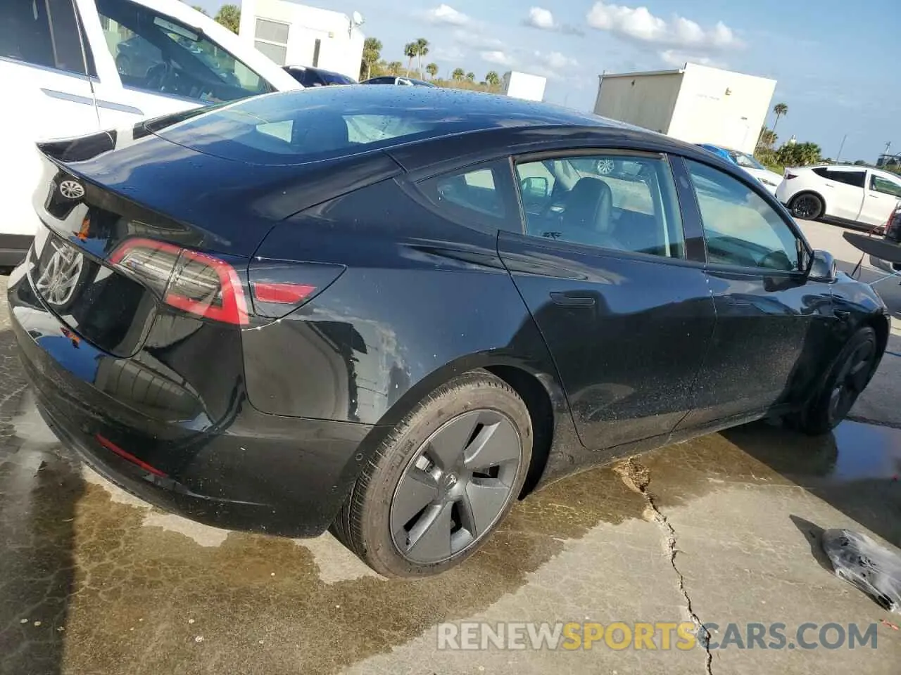3 fotografías del automóvil dañado 5YJ3E1EA8NF120675 TESLA MODEL 3 2022