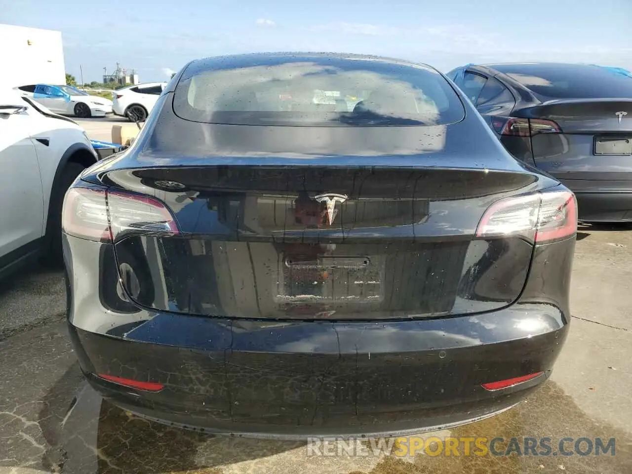6 fotografías del automóvil dañado 5YJ3E1EA8NF120675 TESLA MODEL 3 2022