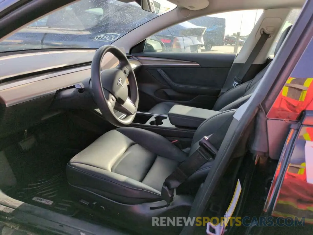 7 fotografías del automóvil dañado 5YJ3E1EA8NF120675 TESLA MODEL 3 2022