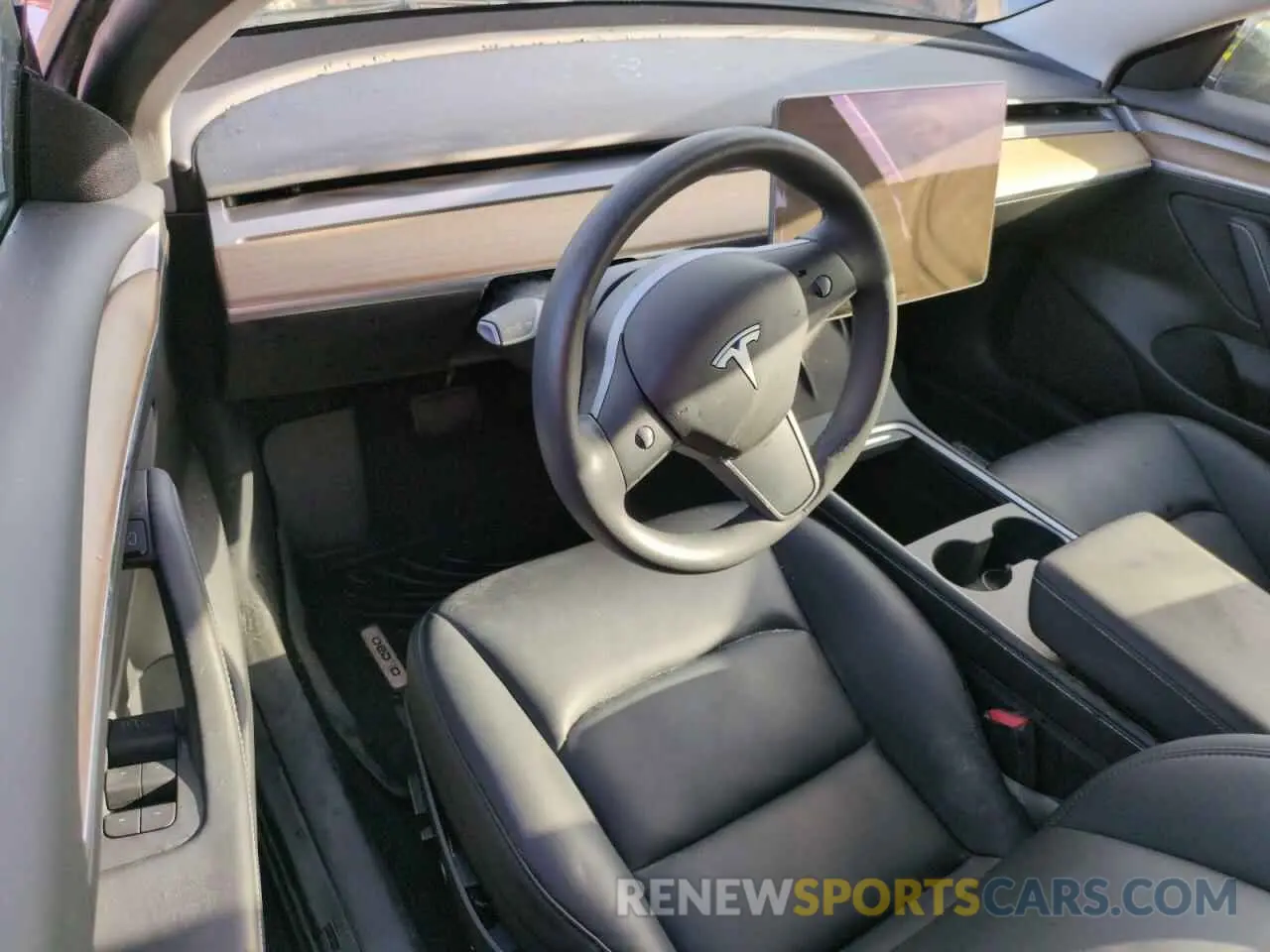 8 fotografías del automóvil dañado 5YJ3E1EA8NF120675 TESLA MODEL 3 2022