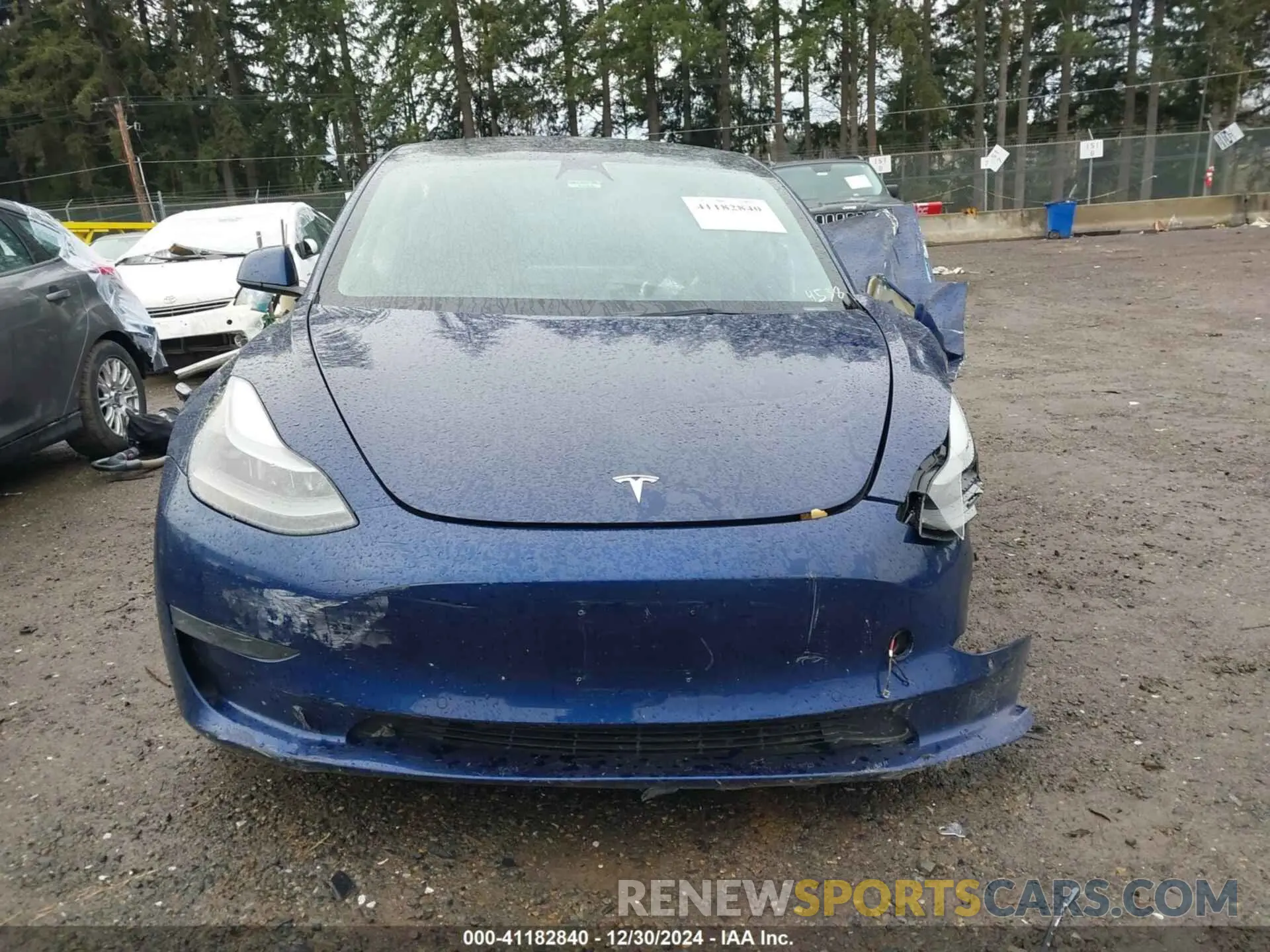11 fotografías del automóvil dañado 5YJ3E1EA8NF144538 TESLA MODEL 3 2022