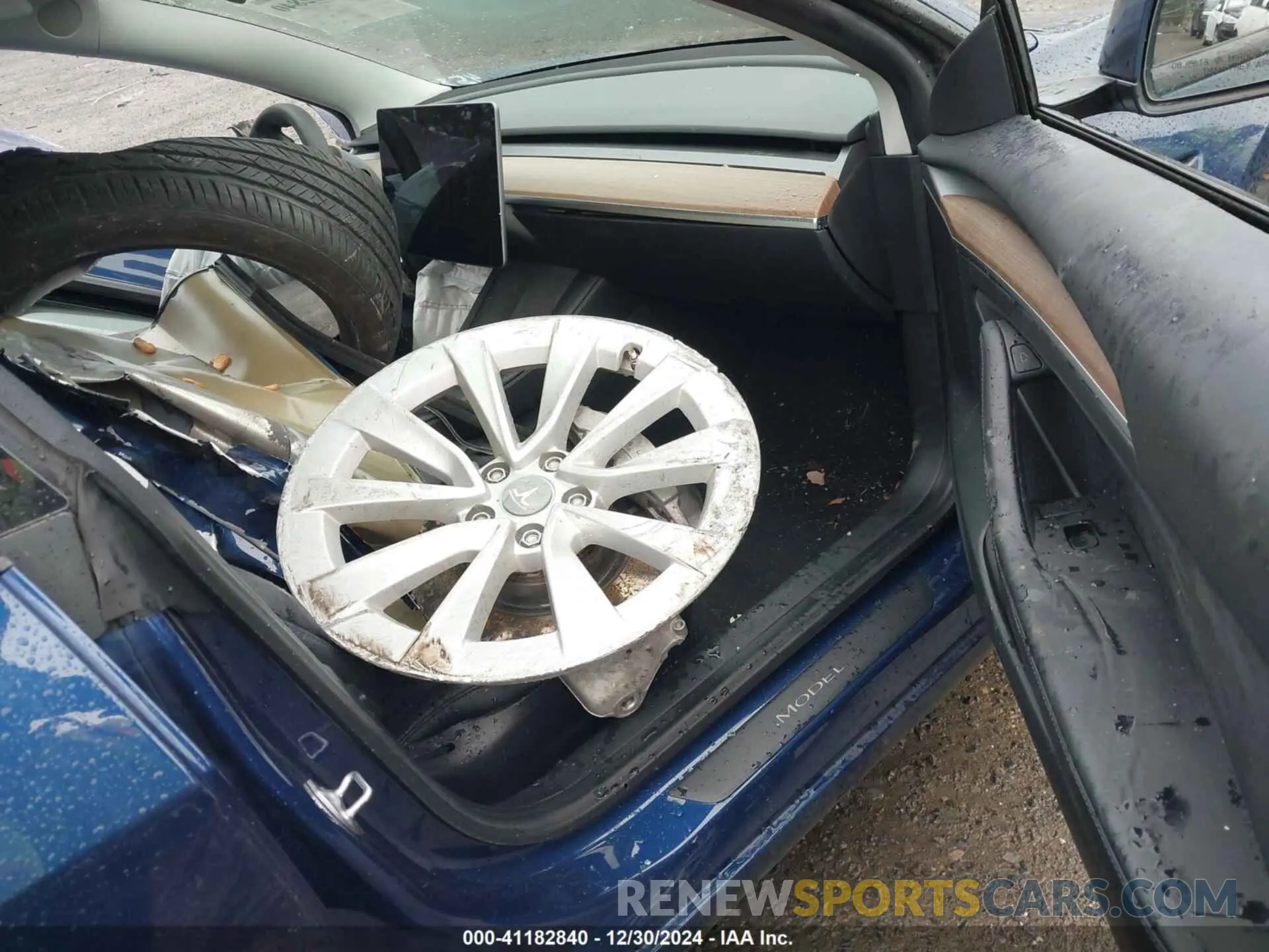 5 fotografías del automóvil dañado 5YJ3E1EA8NF144538 TESLA MODEL 3 2022