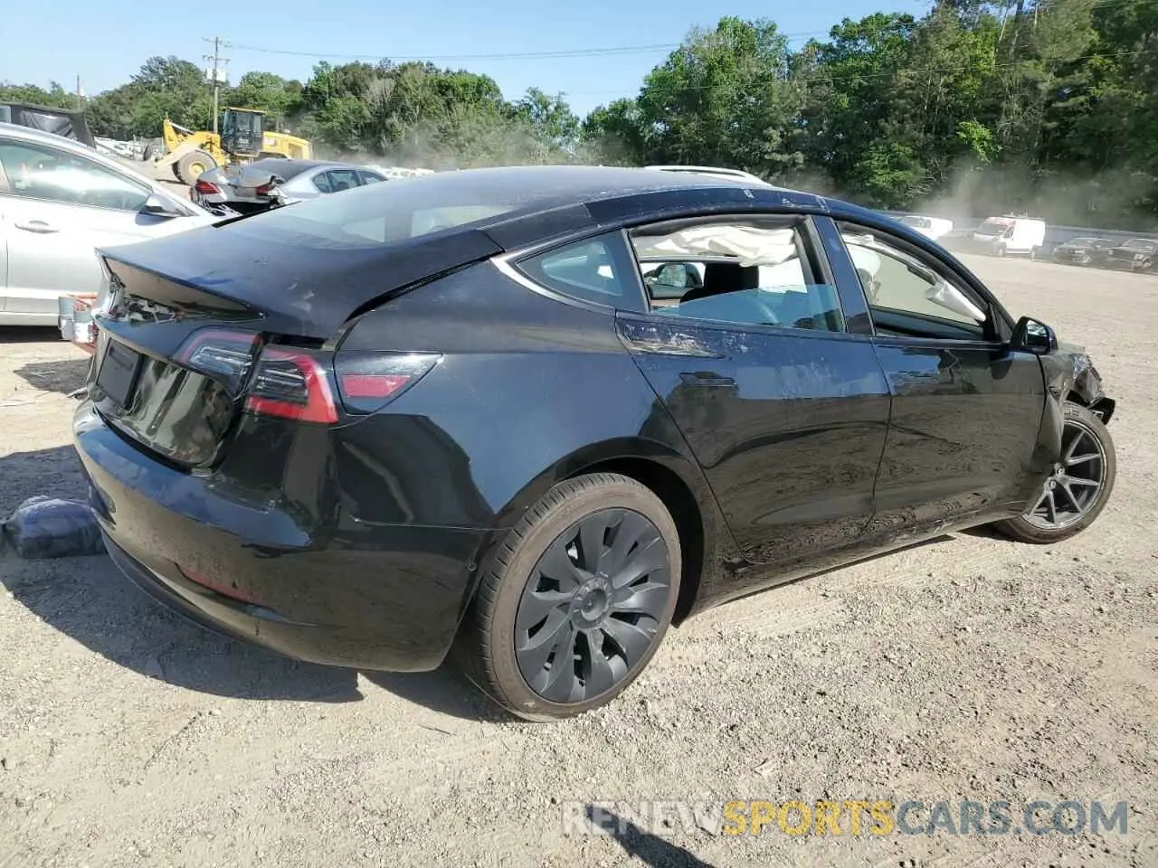 3 fotografías del automóvil dañado 5YJ3E1EA8NF147598 TESLA MODEL 3 2022
