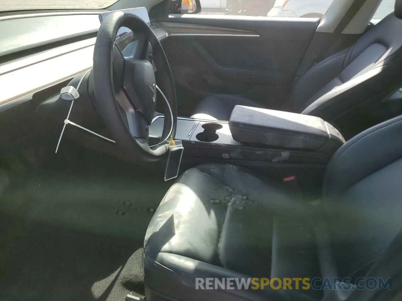 7 fotografías del automóvil dañado 5YJ3E1EA8NF147598 TESLA MODEL 3 2022
