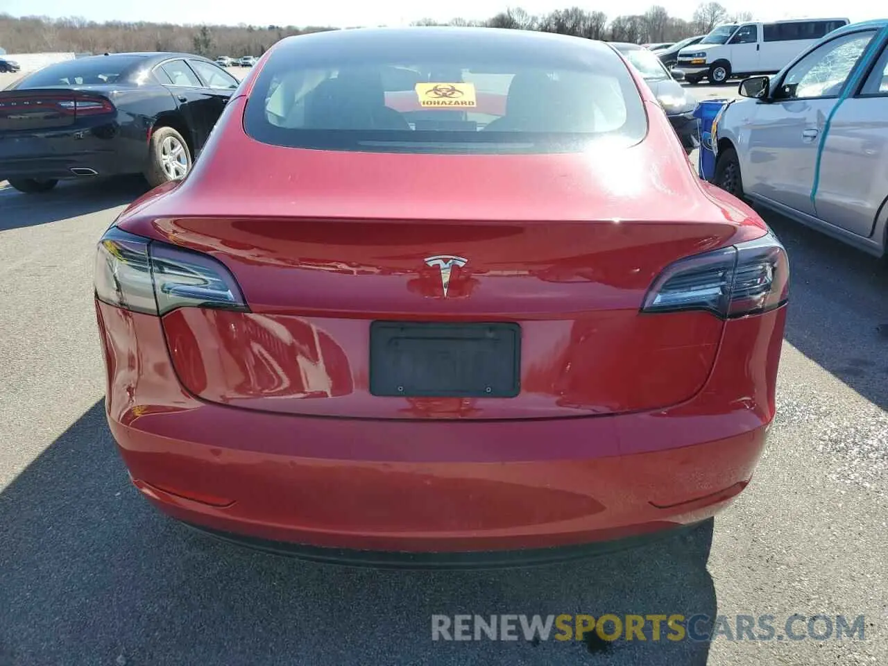 6 fotografías del automóvil dañado 5YJ3E1EA8NF187289 TESLA MODEL 3 2022
