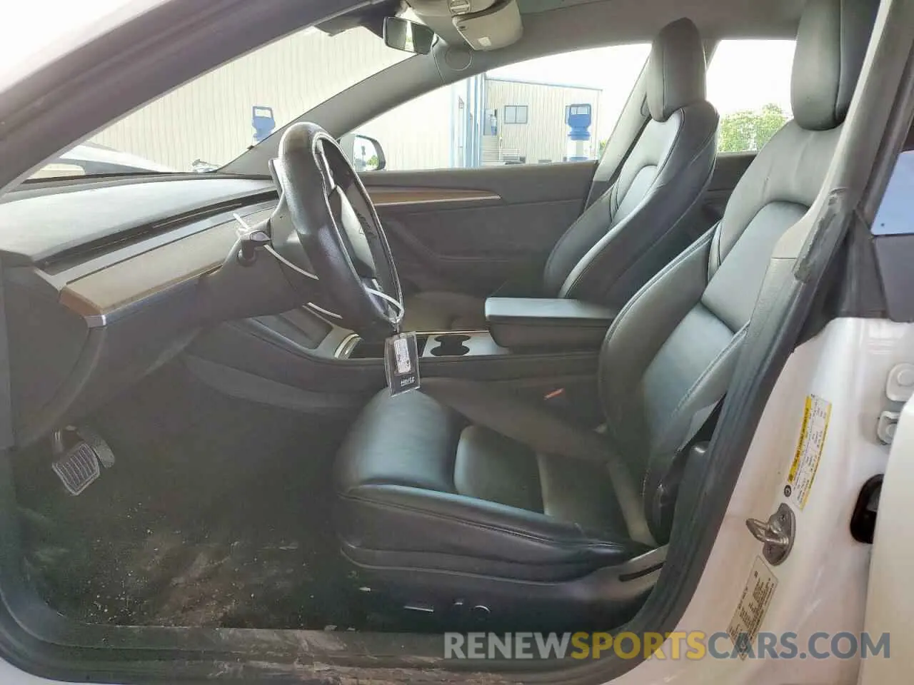 7 fotografías del automóvil dañado 5YJ3E1EA8NF187597 TESLA MODEL 3 2022