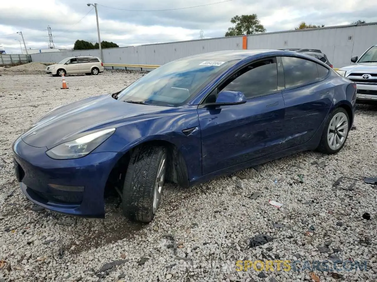 1 fotografías del automóvil dañado 5YJ3E1EA8NF189026 TESLA MODEL 3 2022